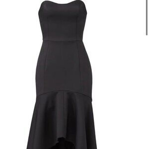 Cooper St Shuvee Gown Black Strapless High-Low Dress Size 10R